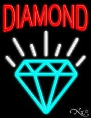 Diamond Handcrafted Real GlassTube Neon Sign