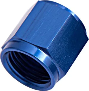 -6AN to 3/8" Aluminium Tube Nut - Blue Finish AF818-06