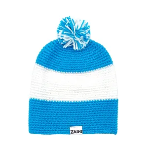 Argentina Beanie Bobble Hat