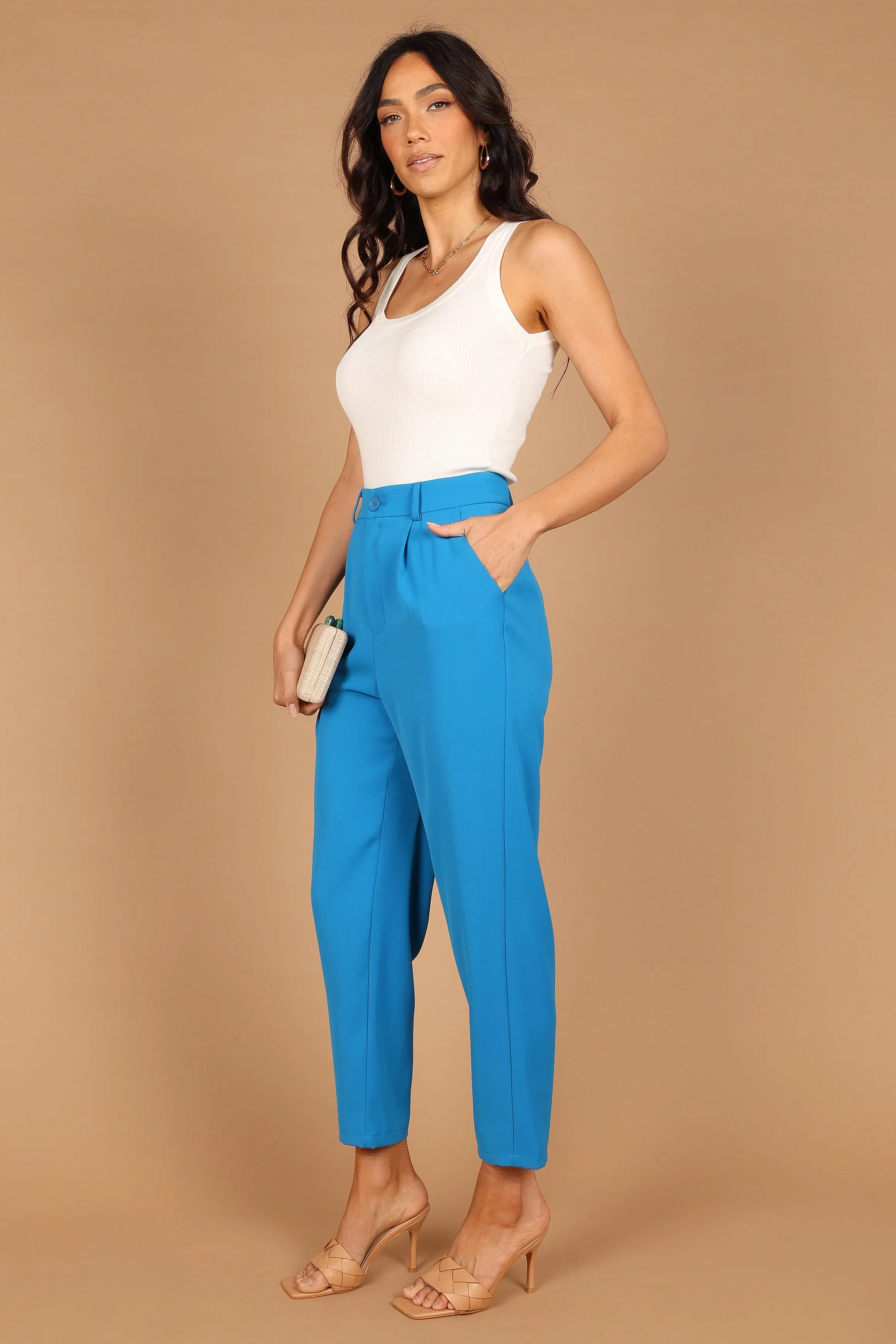 Baxley Tailored Pants - Blue