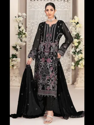 Black Designer Pant Suit With Pretified Embroidery Work