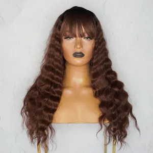 CHELSEA Chocolate Fringe Wig