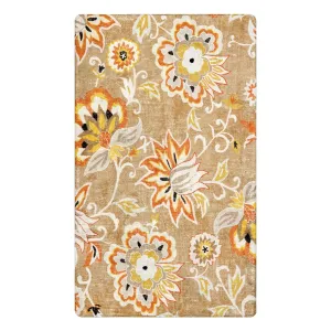 Cloris Paisley Modern Bright Floral Light Tan Area Rug