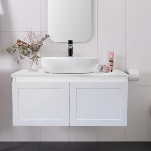 CLOVER 900mm Wall Hung Bathroom Vanity