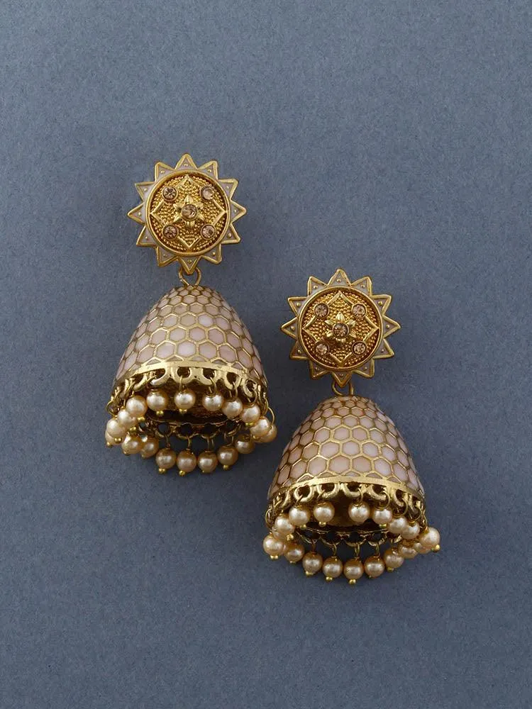 Crepe Bell Jhumkis