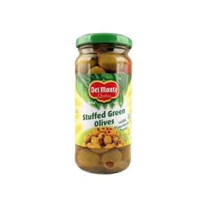 DEL MONTE STUFFED GREEN OLIVES 235GM