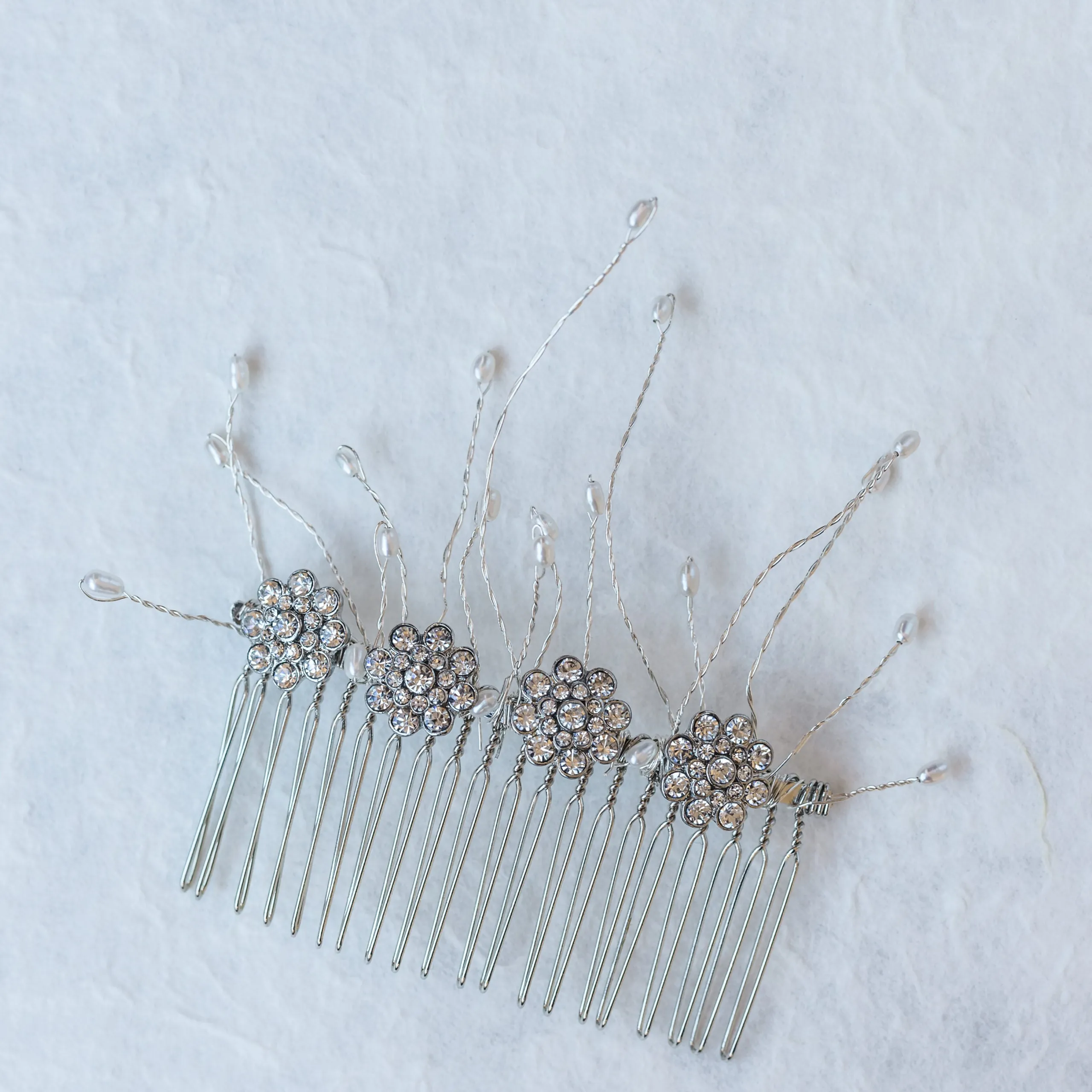 Fleur Bridal Hair Comb