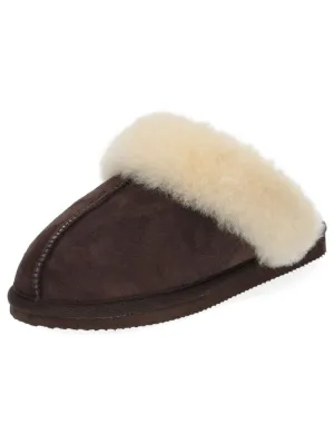 House slippers SHEPHERD, dark brown