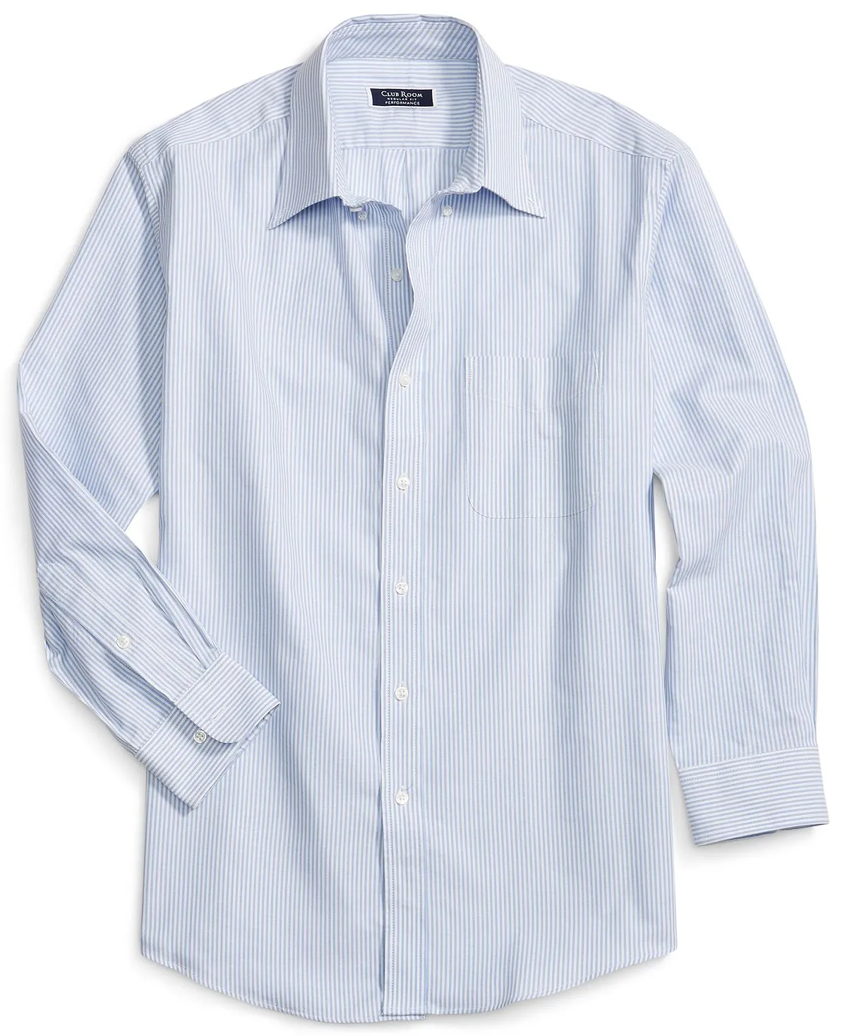 Men's Cotton Striped Regular Fit Shirt, Made for Macy's Club Room multi