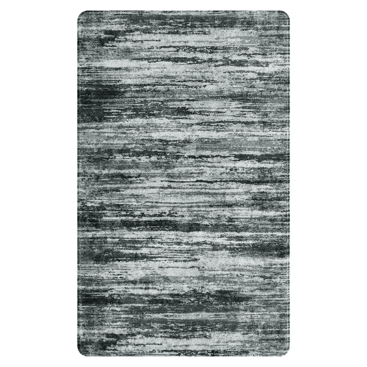 Nadia Modern Ombre Abstract Grey Area Rug