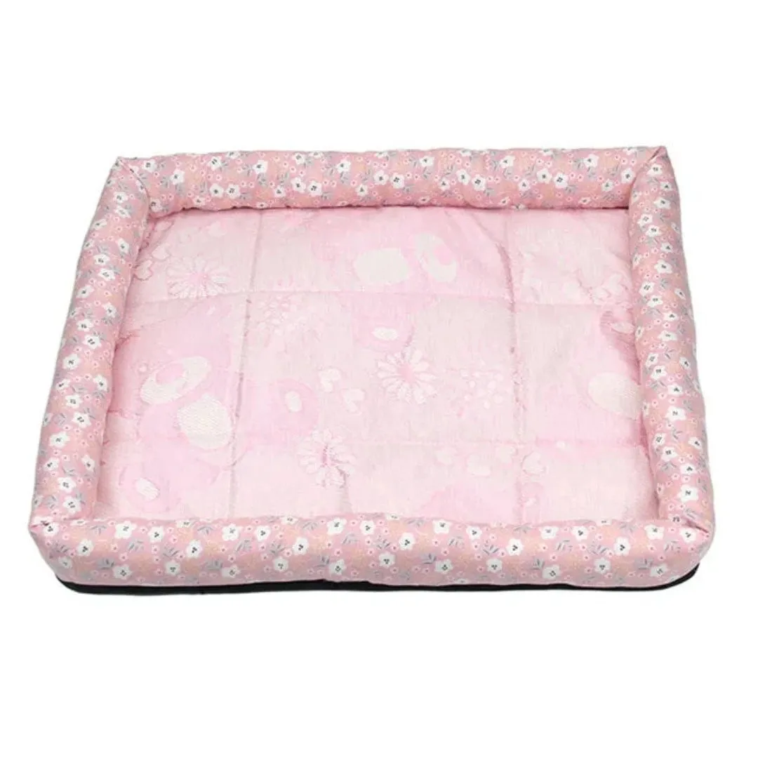 PetAffairs Ice Silk Cool Pet Bed And Mat