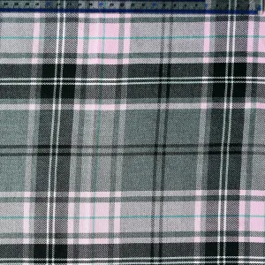 Polyester Viscose Tartan - FASHION PLAID PINK