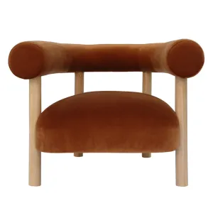 Rocco Chair - Velvet Burnt Caramel