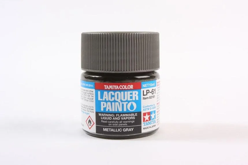 Tamiya 82161 LP-61 Metallic Gray Lacquer Paint 10ml TAM82161