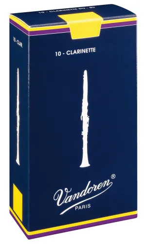 Vandoren Traditional Ab Piccolo Clarinet, Box of 10 - Strength 2