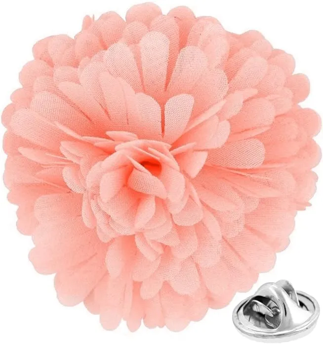 Vittorio Vico Unisex Carnation Flower Lapel Pin