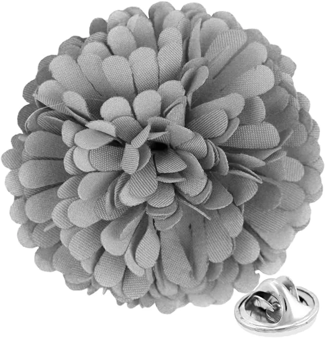 Vittorio Vico Unisex Carnation Flower Lapel Pin