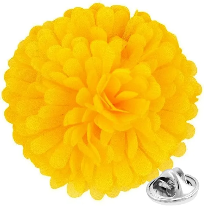 Vittorio Vico Unisex Carnation Flower Lapel Pin